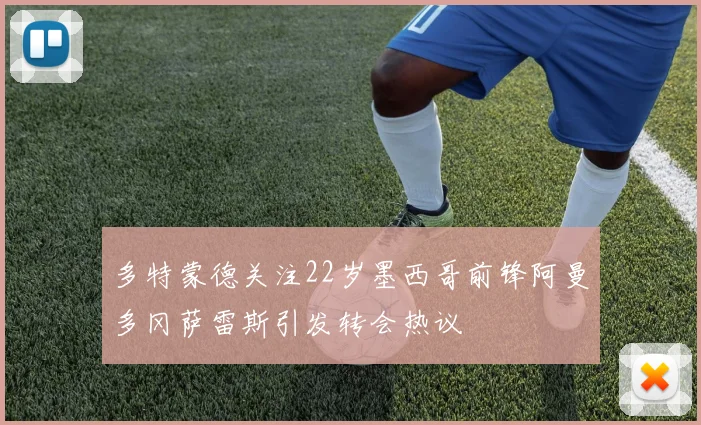 多特蒙德关注22岁墨西哥前锋阿曼多冈萨雷斯引发转会热议